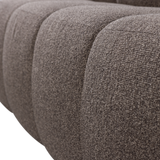 Mojo Eetbankje 164 Cm Met Rugleuning Boucle Bruin Melange