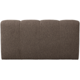 Mojo Eetbankje 164 Cm Met Rugleuning Boucle Bruin Melange