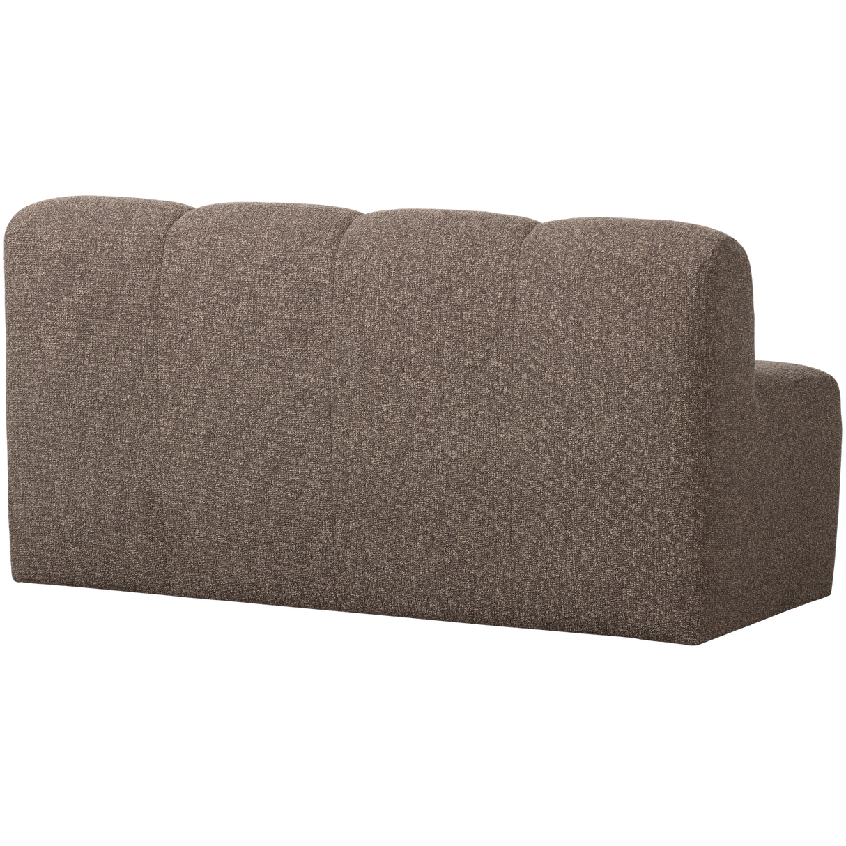 Mojo Eetbankje 164 Cm Met Rugleuning Boucle Bruin Melange