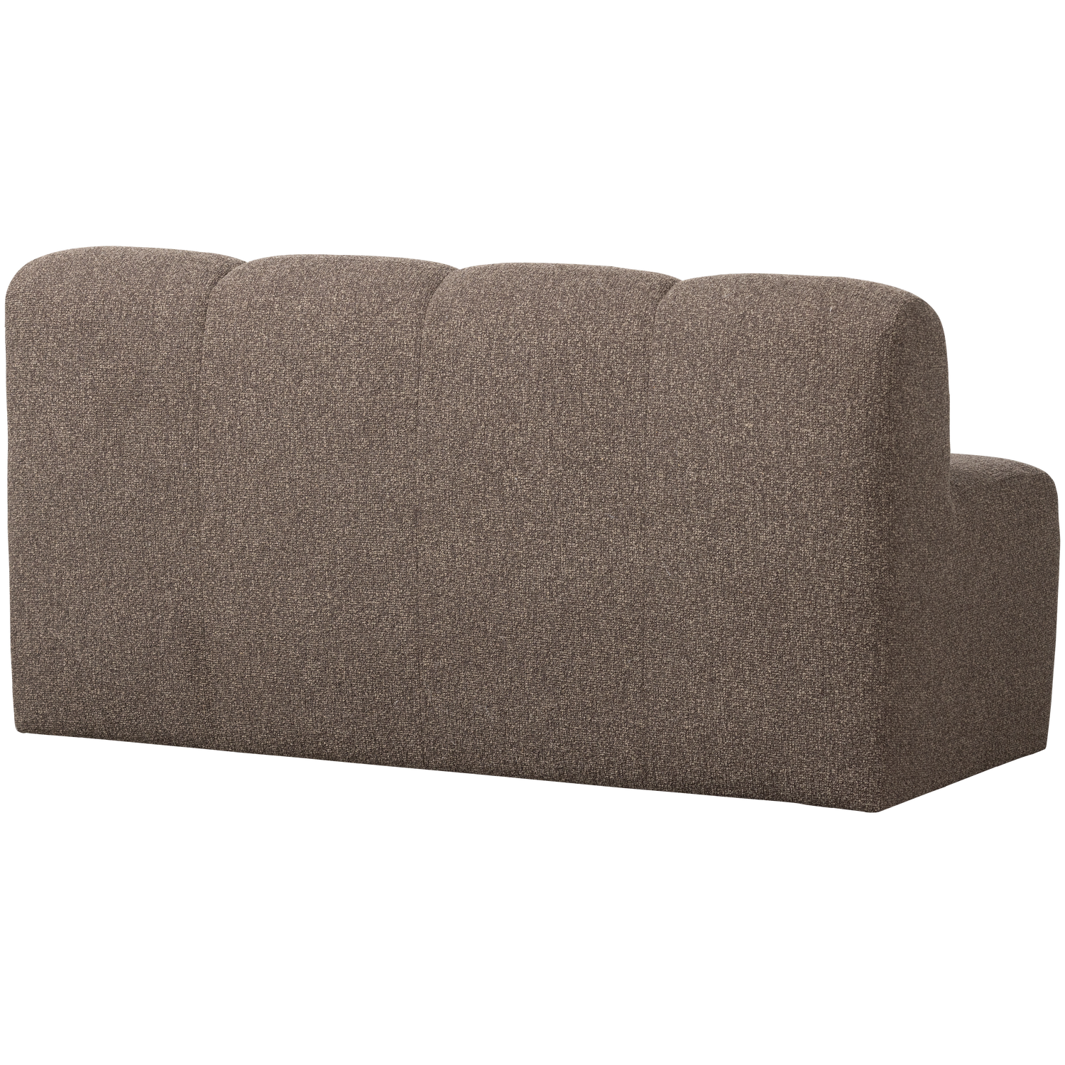 Mojo Eetbankje 164 Cm Met Rugleuning Boucle Bruin Melange