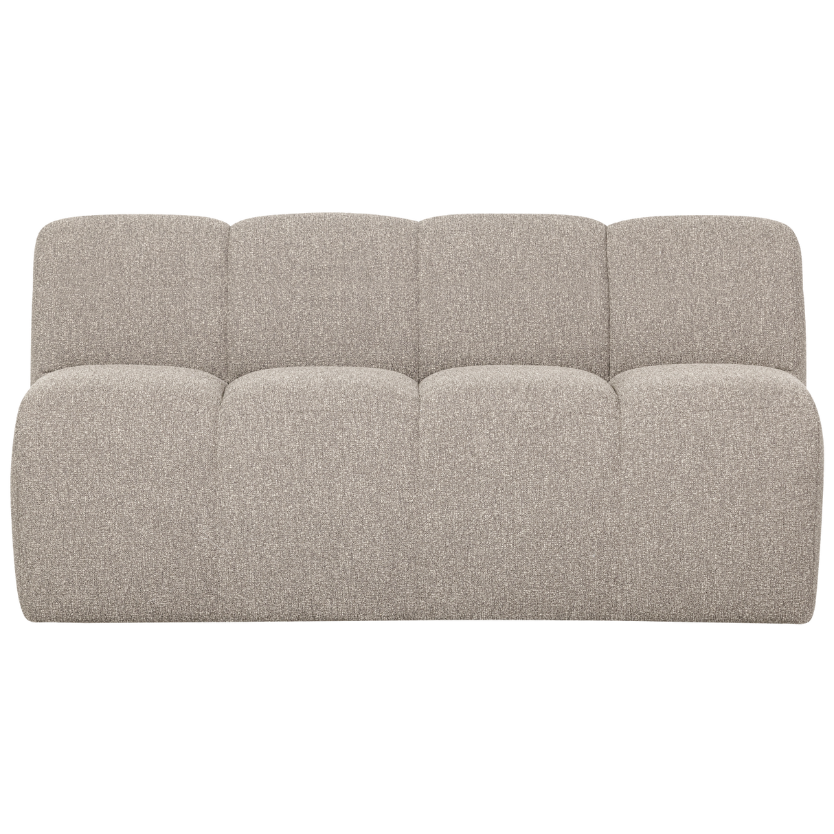 Mojo Eetbankje 164 Cm Met Rugleuning Boucle Beige Melange