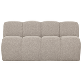 Mojo Eetbankje 164 Cm Met Rugleuning Boucle Beige Melange