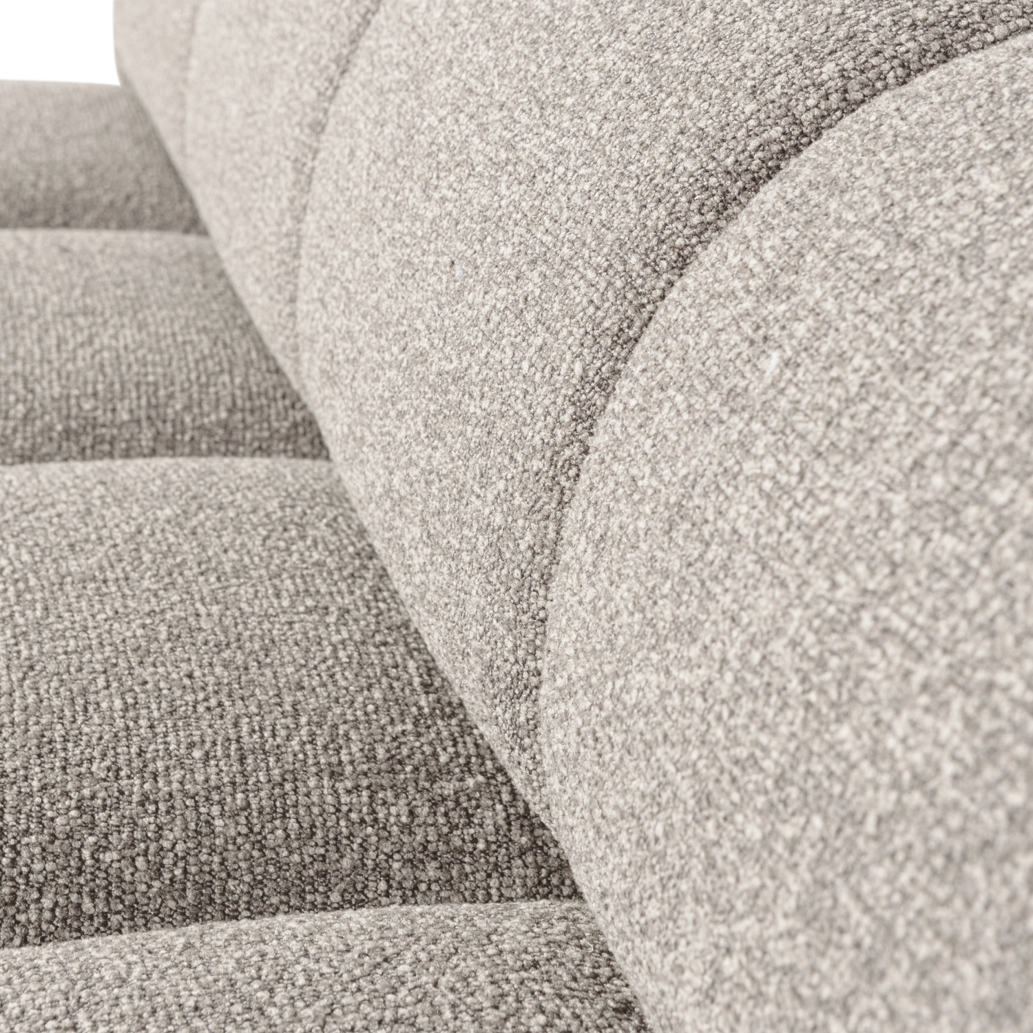 Mojo Eetbankje 164 Cm Met Rugleuning Boucle Beige Melange