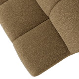 Mojo Eetbankje 164 Cm Rugleuning Boucle Geel/Bruin Melange