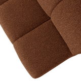 Mojo Eetbankje 164 Cm Met Rugleuning Boucle Roestbruin Mel