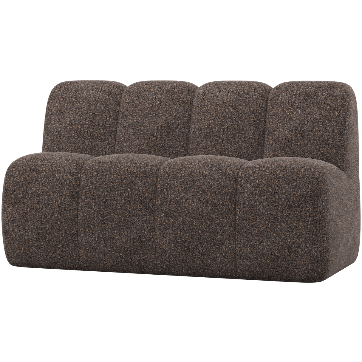 Mojo Eetbankje 164 Cm Met Rugleuning Wollig Bruin
