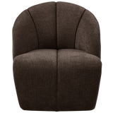 Mojo Draaifauteuil Ribstof Bruin