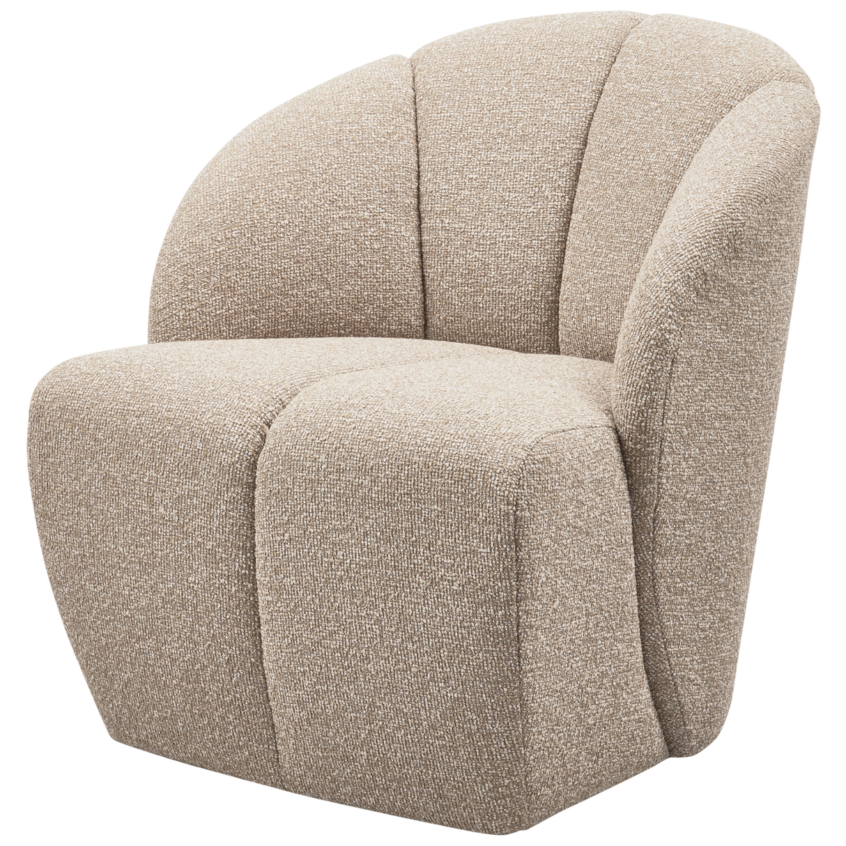 Mojo Draaifauteuil Boucle Beige Melange