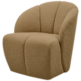 Mojo Draaifauteuil Boucle Geel/Bruin Melange