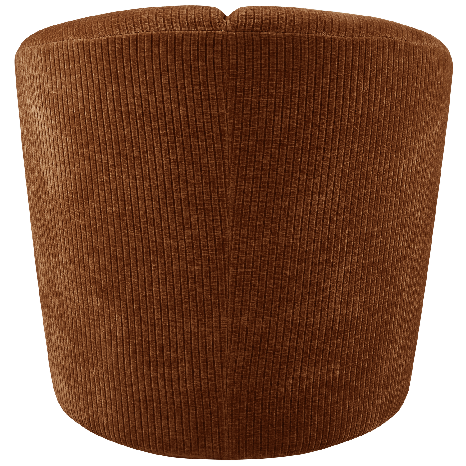 Mojo Draaifauteuil Ribstof Roestbruin