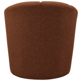 Mojo Draaifauteuil Boucle Roestbruin Melange
