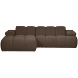 Mojo Chaise Longue Bank Links Boucle Bruin Melange