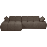 Mojo Chaise Longue Bank Links Boucle Bruin Melange