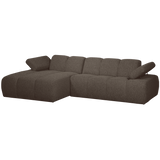 Mojo Chaise Longue Bank Links Boucle Bruin Melange