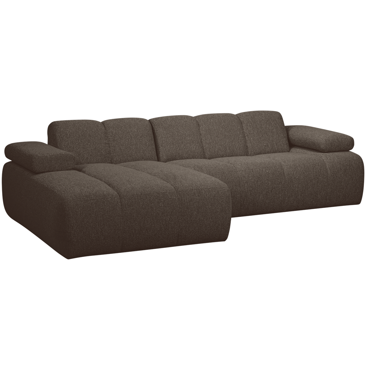 Mojo Chaise Longue Bank Links Boucle Bruin Melange