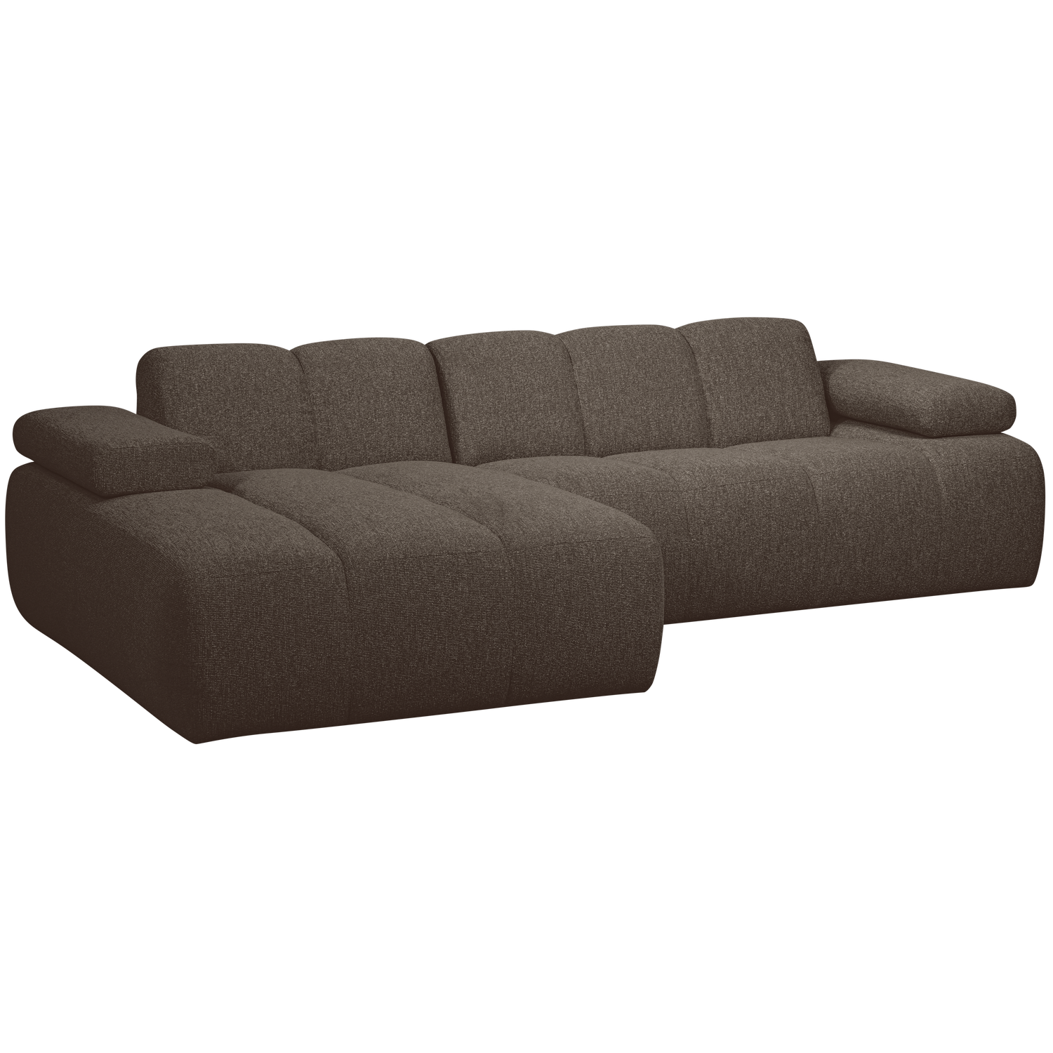 Mojo Chaise Longue Bank Links Boucle Bruin Melange
