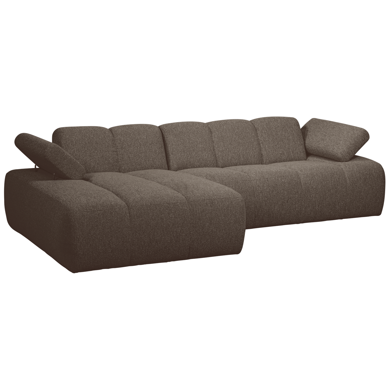 Mojo Chaise Longue Bank Links Boucle Bruin Melange