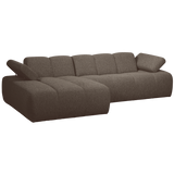 Mojo Chaise Longue Bank Links Boucle Bruin Melange