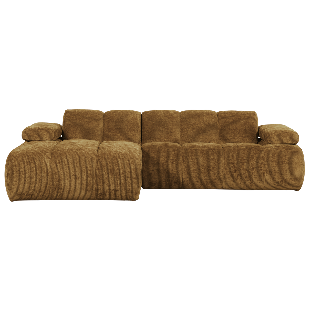 Mojo Chaise Longue Bank Links Ribstof Honinggeel