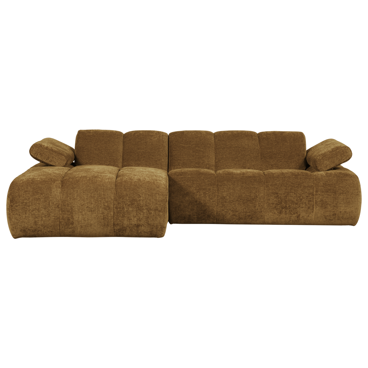 Mojo Chaise Longue Bank Links Ribstof Honinggeel