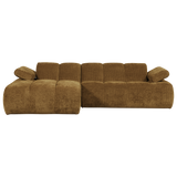 Mojo Chaise Longue Bank Links Ribstof Honinggeel