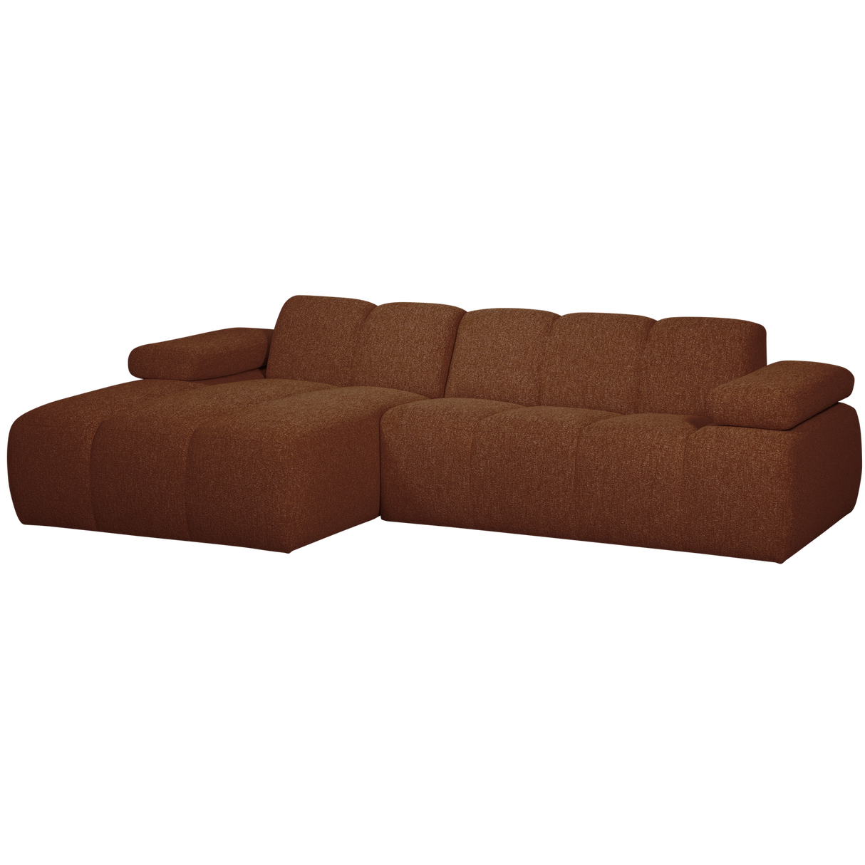 Mojo Chaise Longue Bank Links Boucle Roestbruin Melange