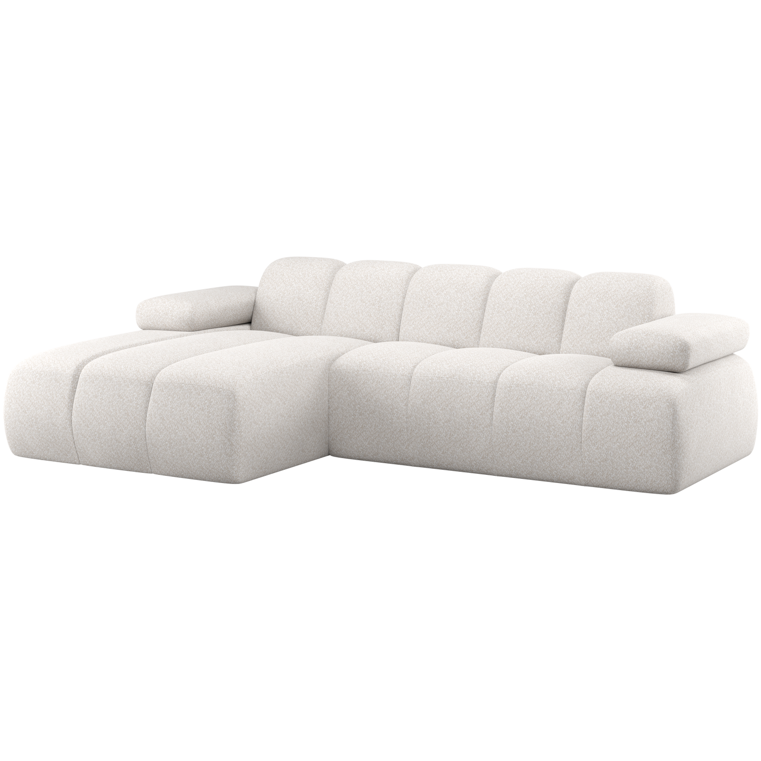 Mojo Chaise Longue Bank Links Wollig Ecru