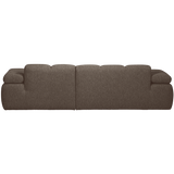 Mojo Chaise Longue Bank Rechts Boucle Bruin Melange
