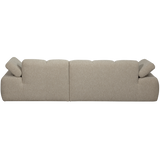 Mojo Chaise Longue Bank Rechts Boucle Beige Melange