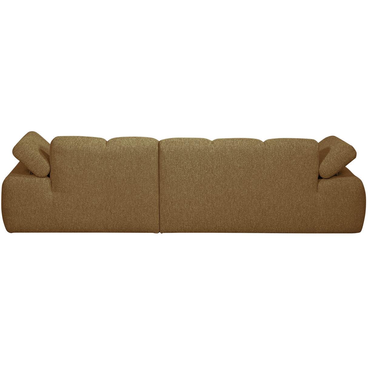 Mojo Chaise Longue Bank Rechts Boucle Geel Bruin Melange