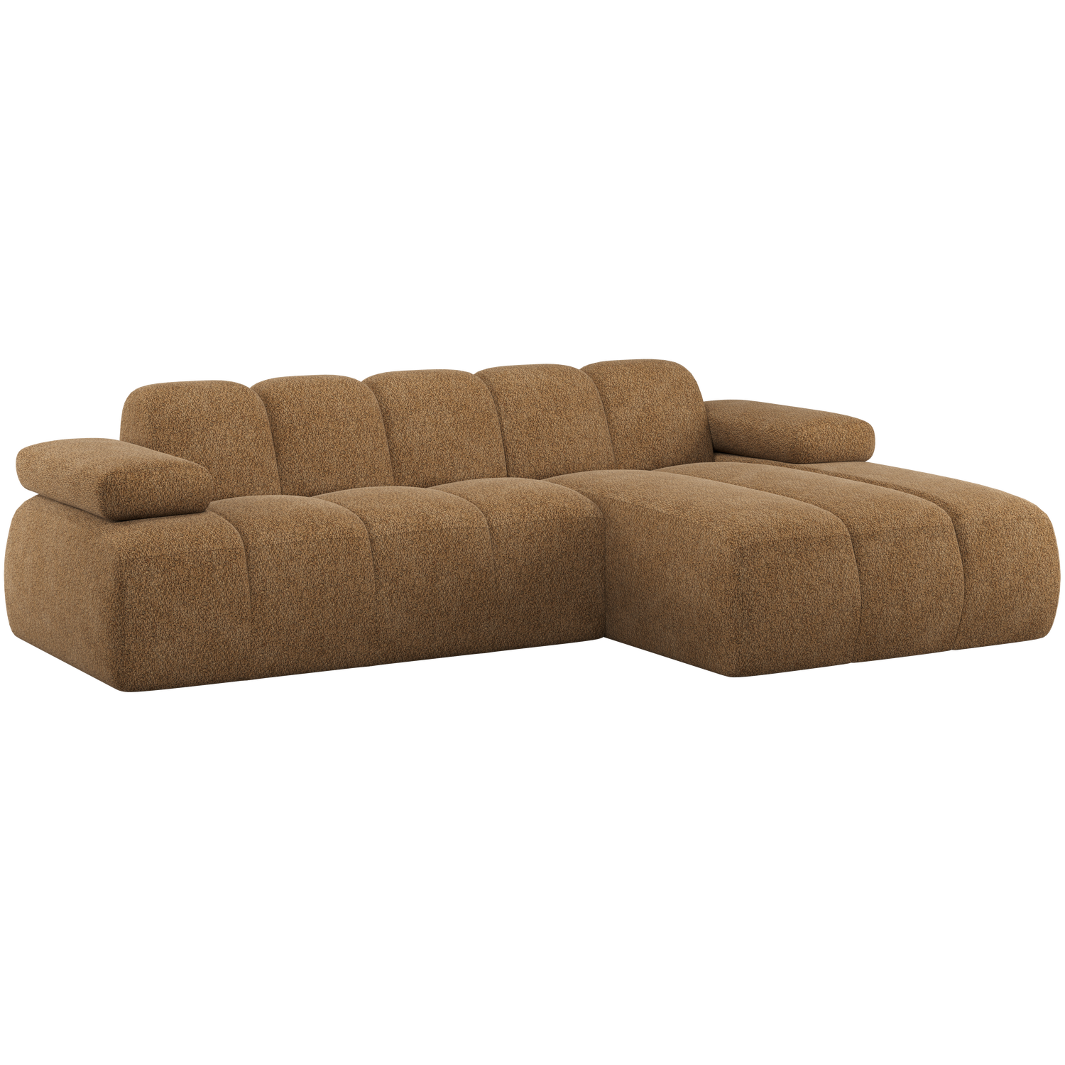Mojo Chaise Longue Bank Rechts Wollig Honinggeel
