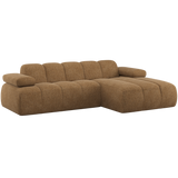 Mojo Chaise Longue Bank Rechts Wollig Honinggeel