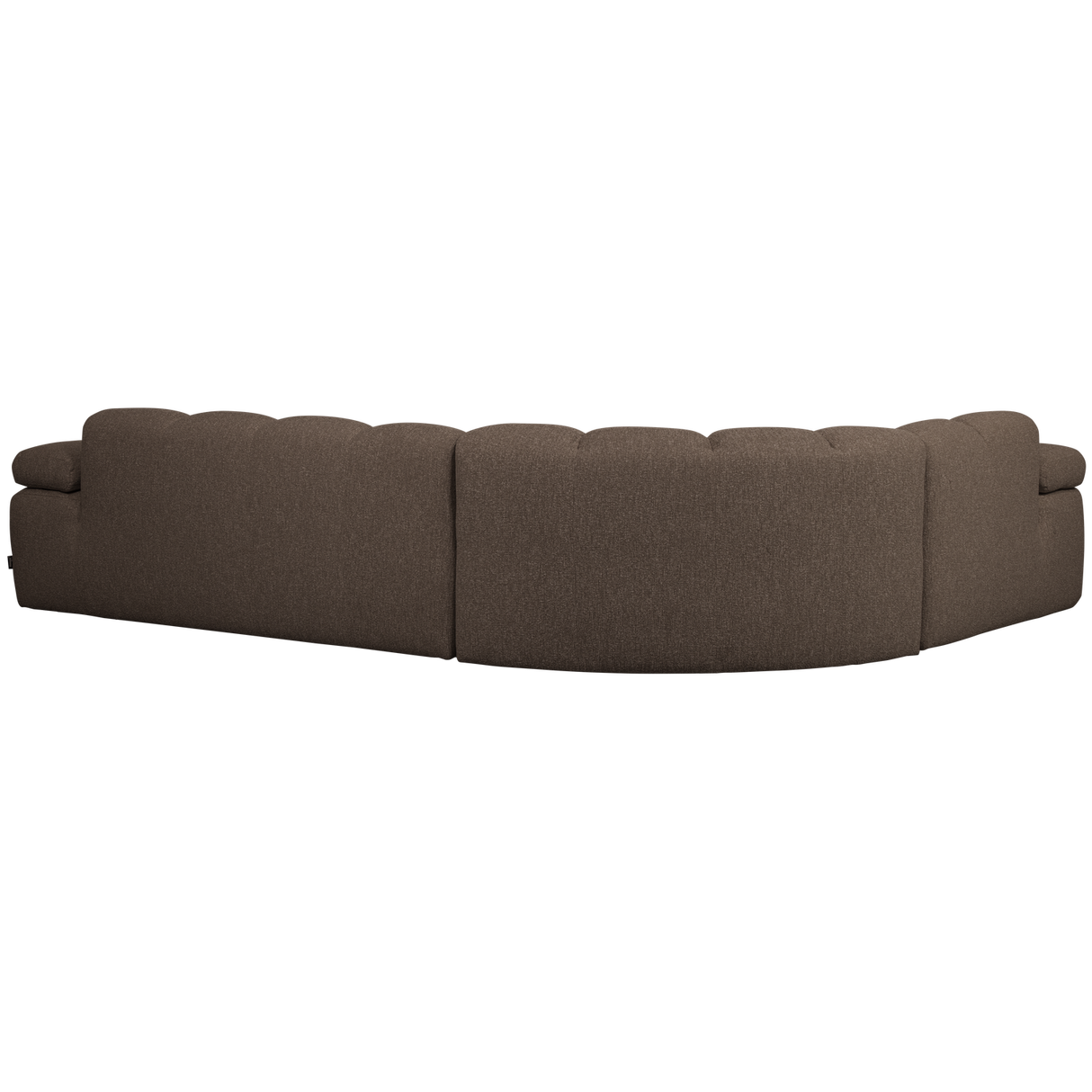 Mojo Hoekbank Links Boucle Bruin Melange