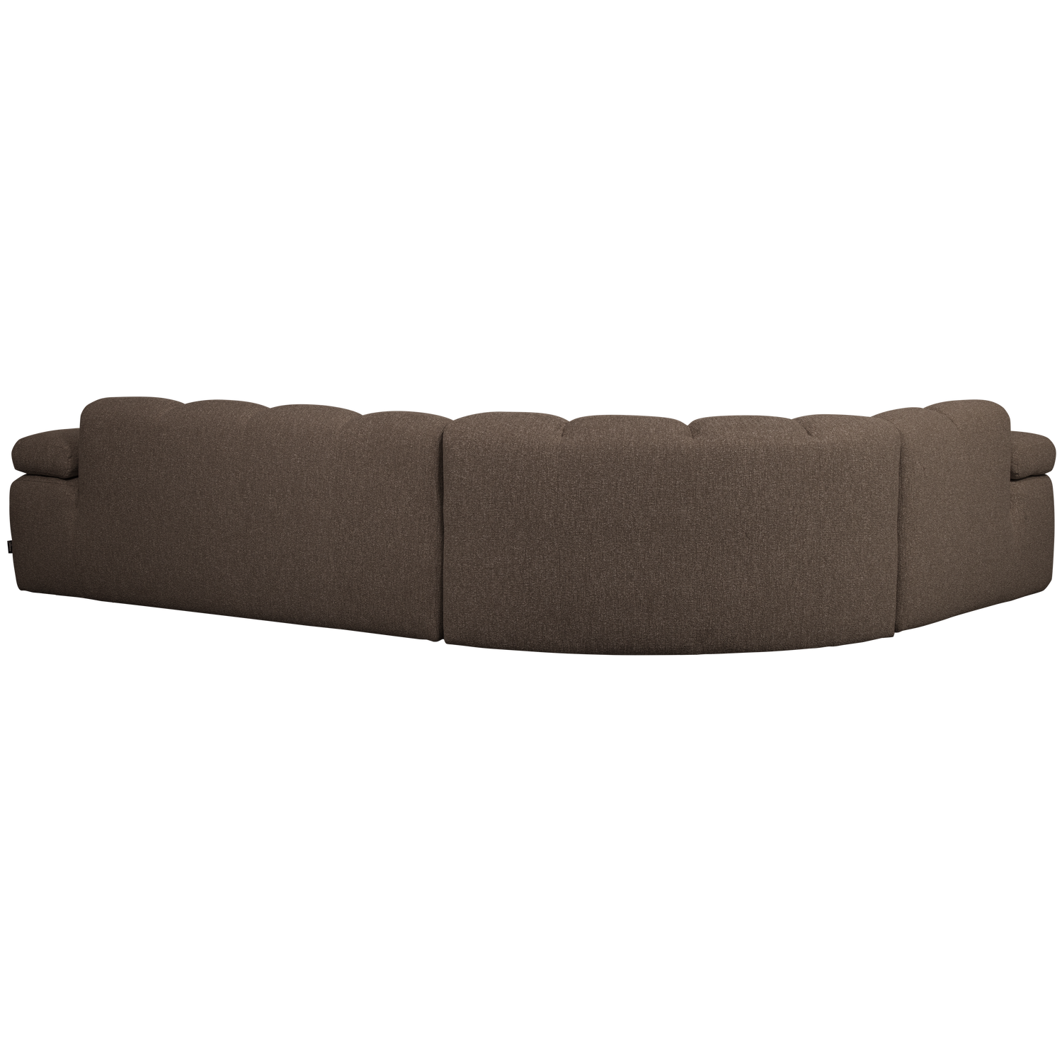 Mojo Hoekbank Links Boucle Bruin Melange