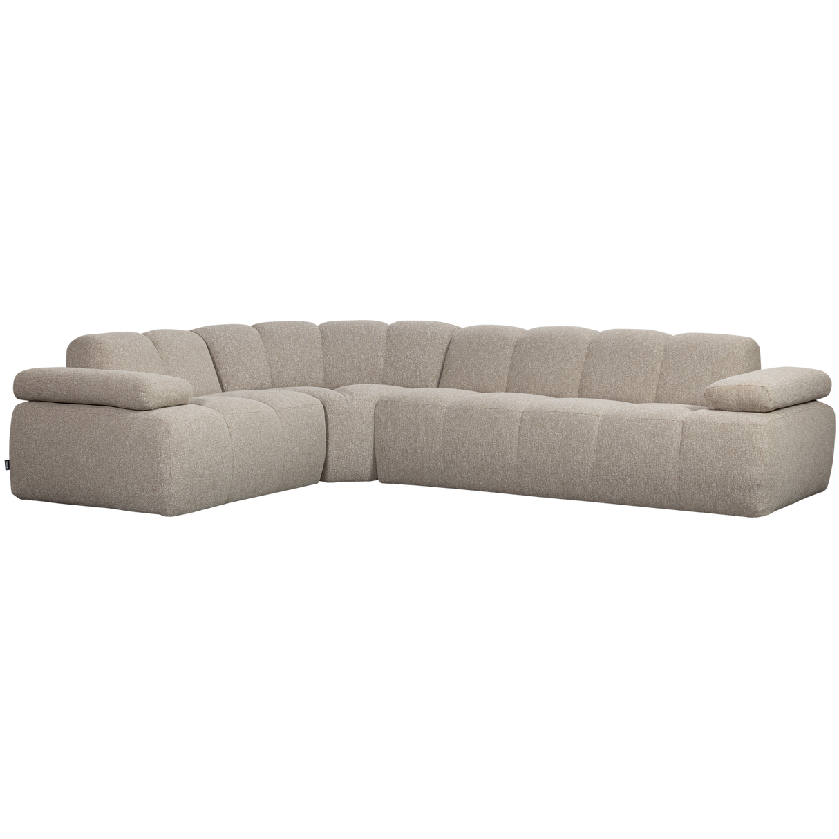 Mojo Hoekbank Links Boucle Beige Melange