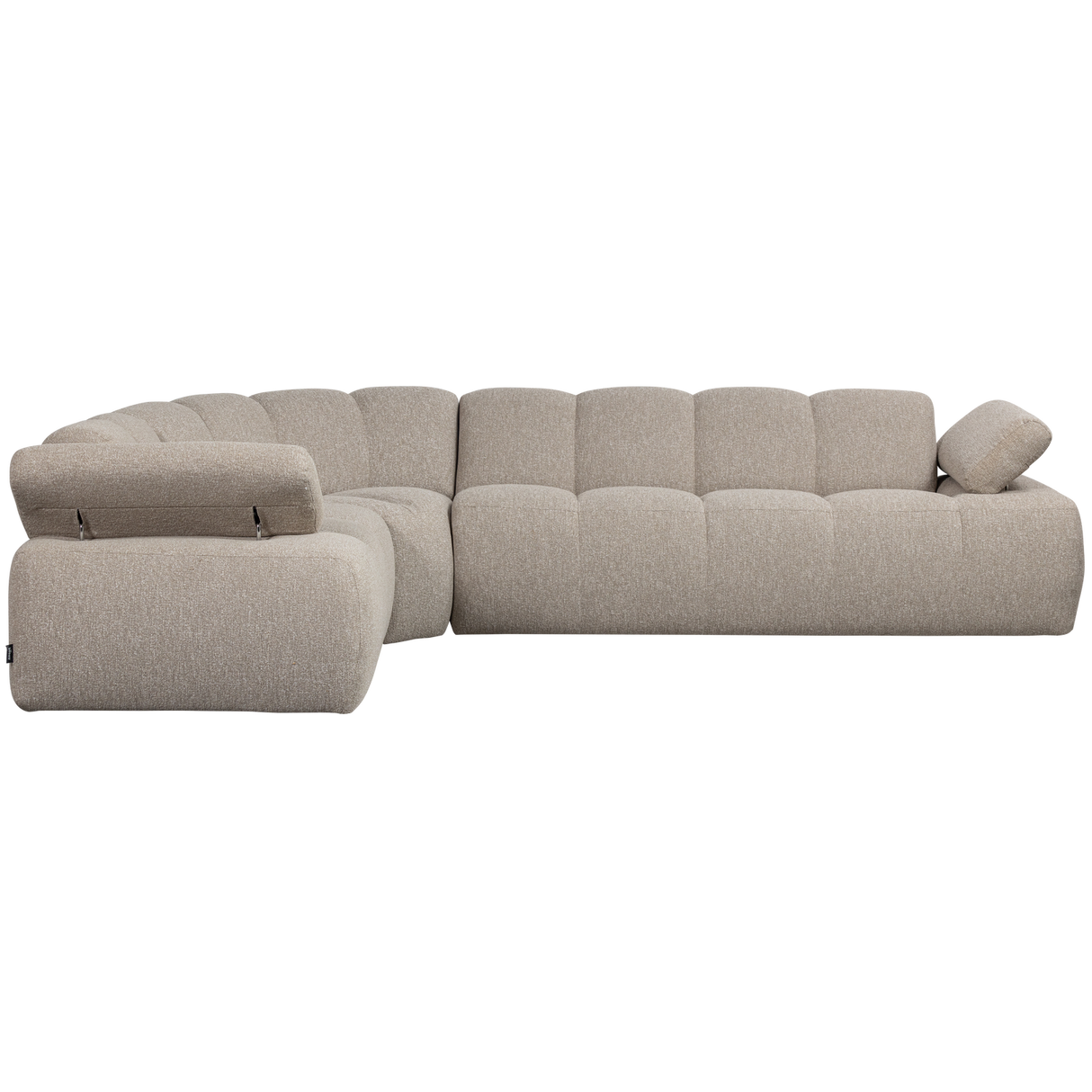 Mojo Hoekbank Links Boucle Beige Melange