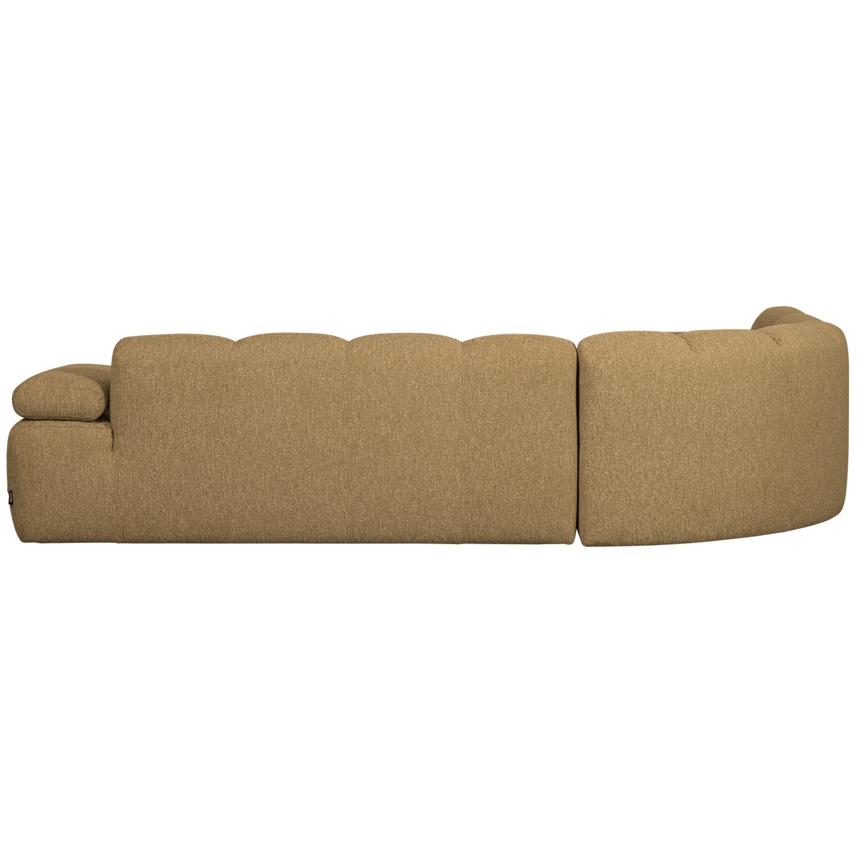 Mojo Hoekbank Links Boucle Geel/Bruin Melange