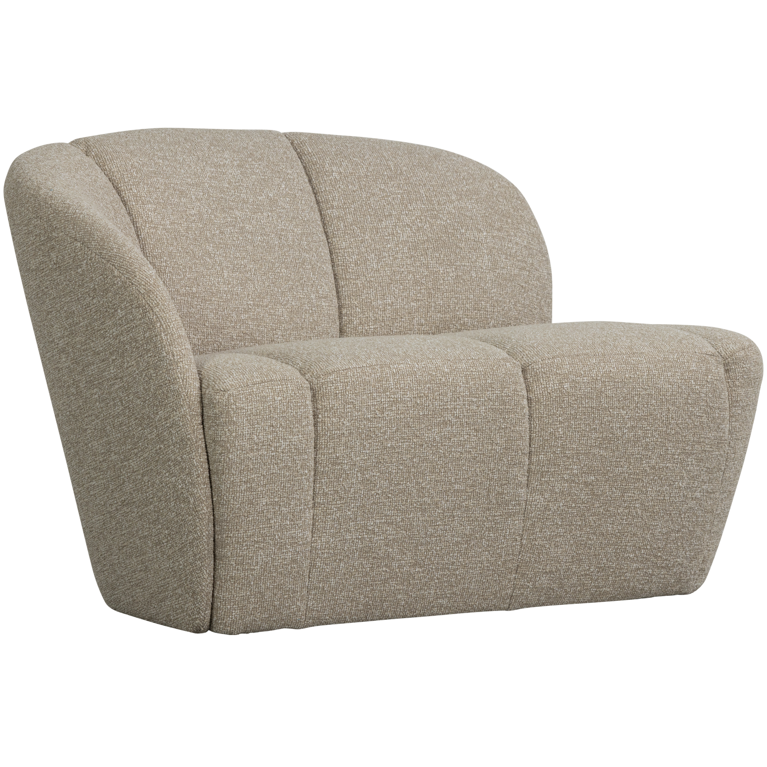 Mojo 2 Zits Bankje Links Boucle Beige Melange