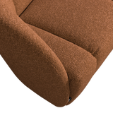 Mojo 2 Zits Bankje Links Boucle Roestbruin Melange