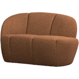 Mojo 2 Zits Bankje Links Boucle Roestbruin Melange