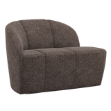 Mojo 2 Zits Bankje Links Wollig Bruin