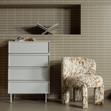 Upke Fauteuil Met Dessin Naturel/Bruin