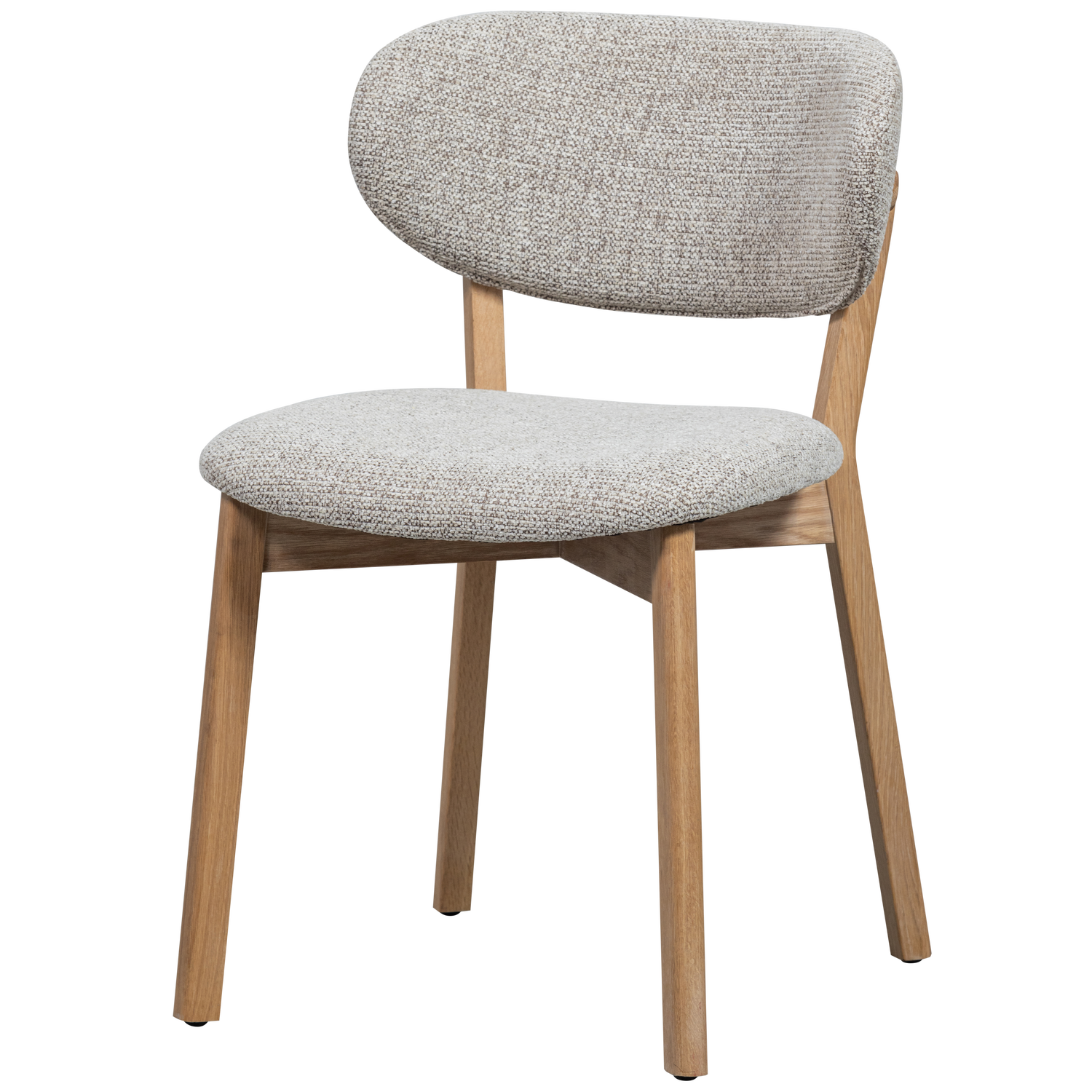 Udar Eetkamerstoel Naturel Met Houten Frame Naturel