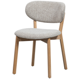 Udar Eetkamerstoel Naturel Met Houten Frame Naturel