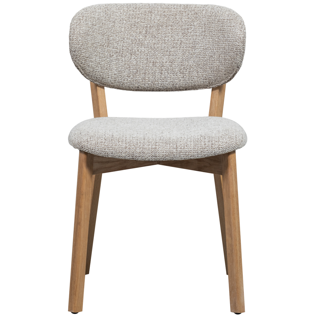 Udar Eetkamerstoel Naturel Met Houten Frame Naturel