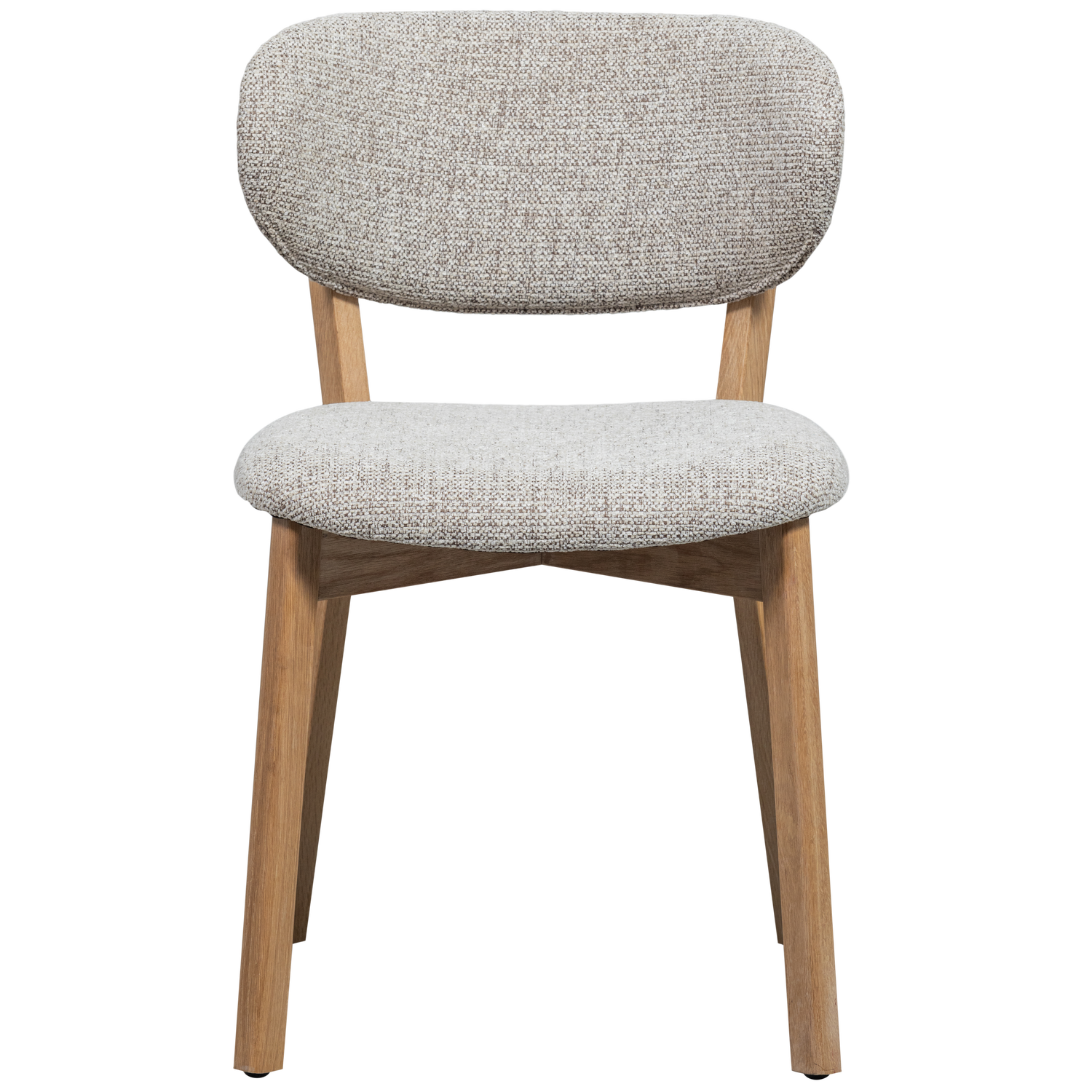 Udar Eetkamerstoel Naturel Met Houten Frame Naturel