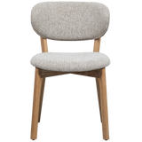 Udar Eetkamerstoel Naturel Met Houten Frame Naturel