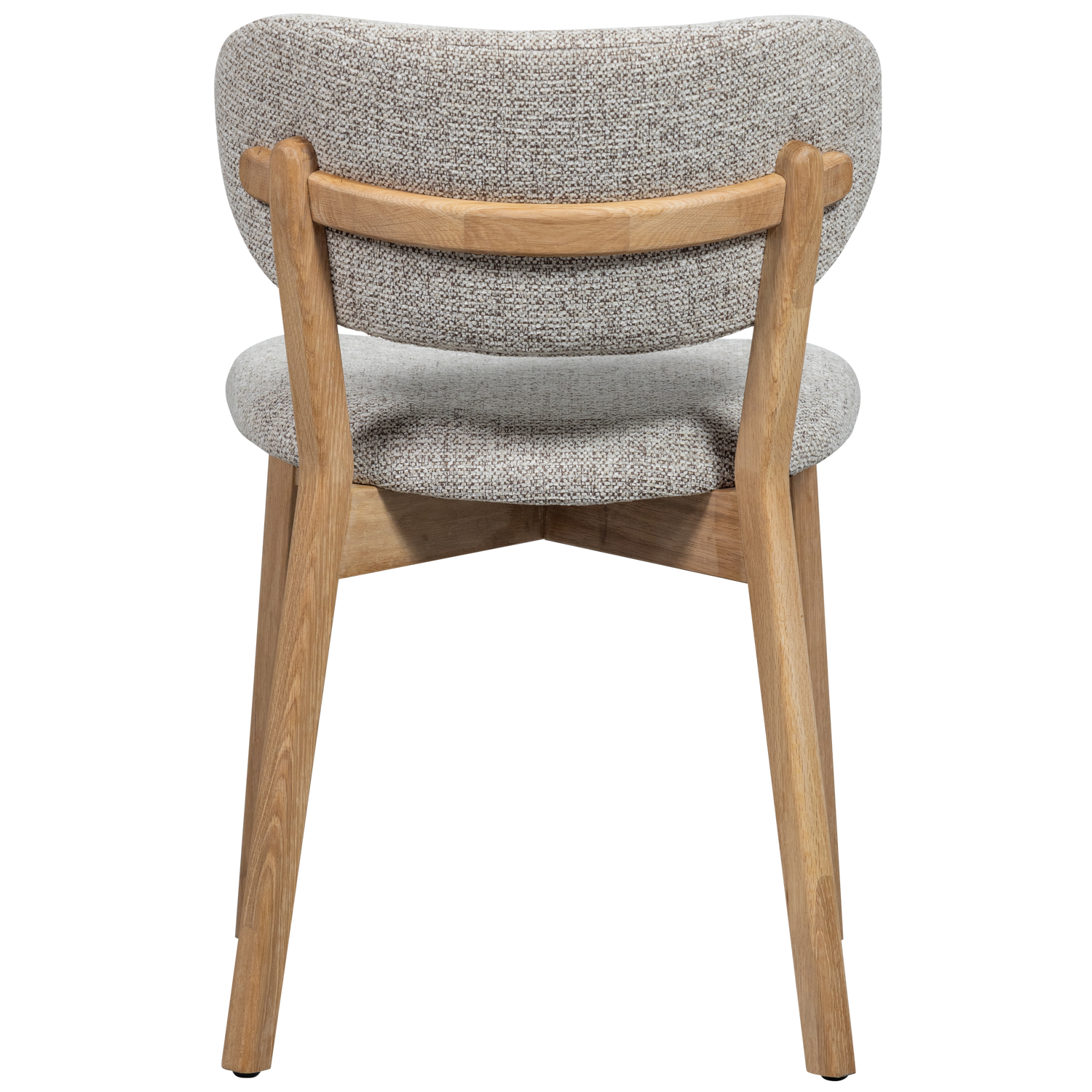 Udar Eetkamerstoel Naturel Met Houten Frame Naturel
