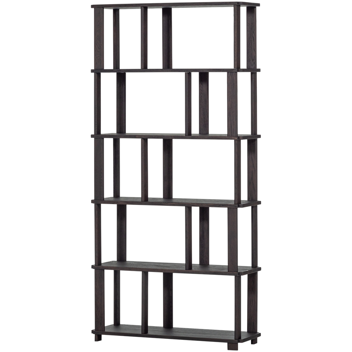 Riss Boekenkast Eikenhout Mystic Brown 186 X90 Cm