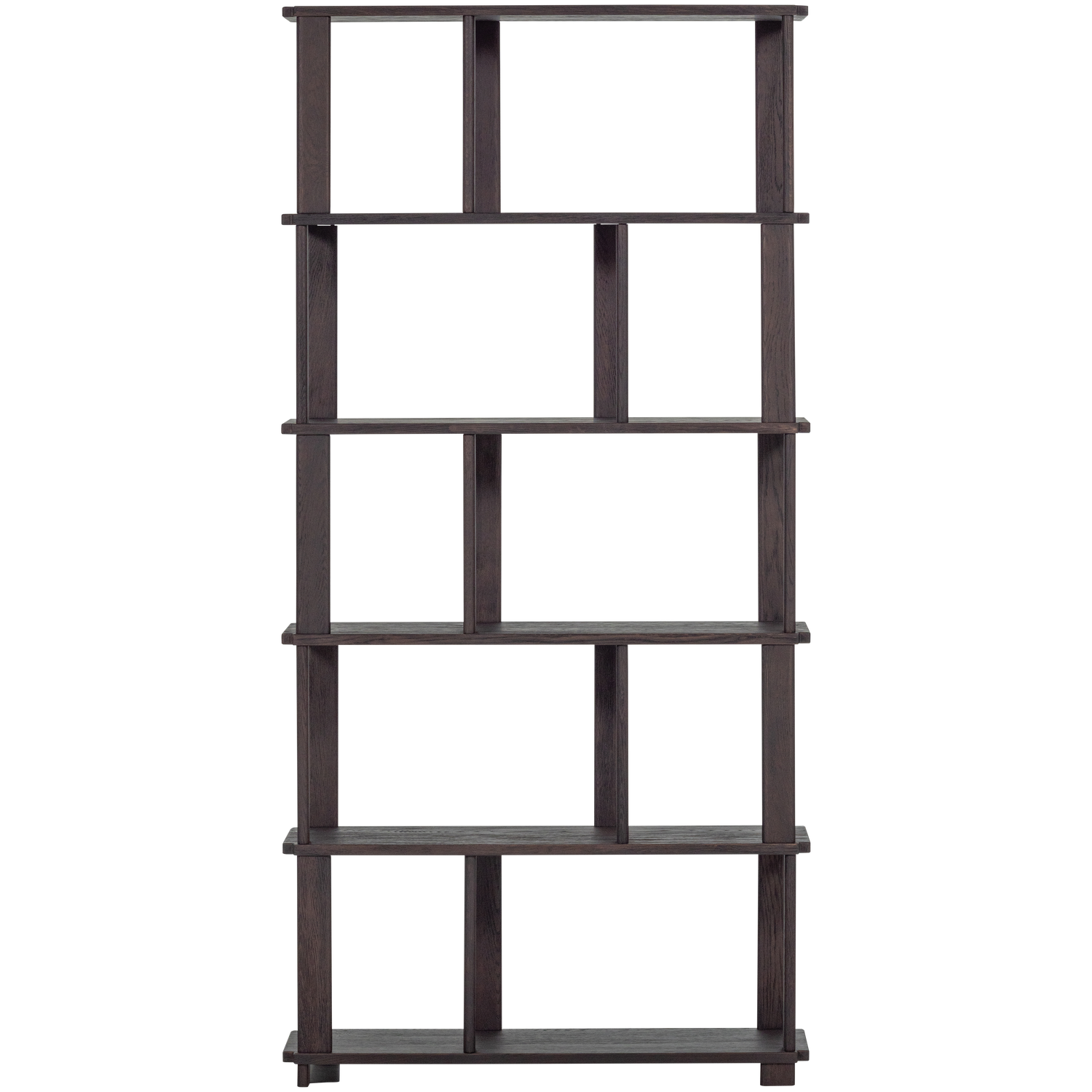 Riss Boekenkast Eikenhout Mystic Brown 186 X90 Cm
